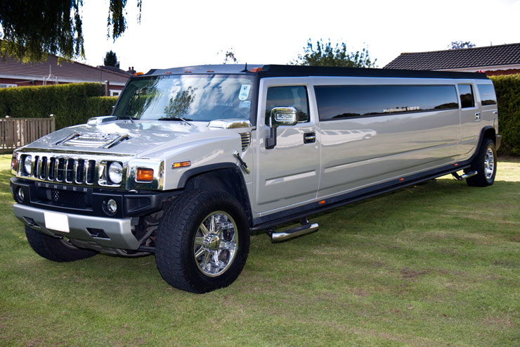 H2 Monster Hummer Silver